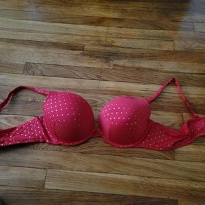 Cacique Lane Bryant 44c GUC EUC bra boost plunge push up